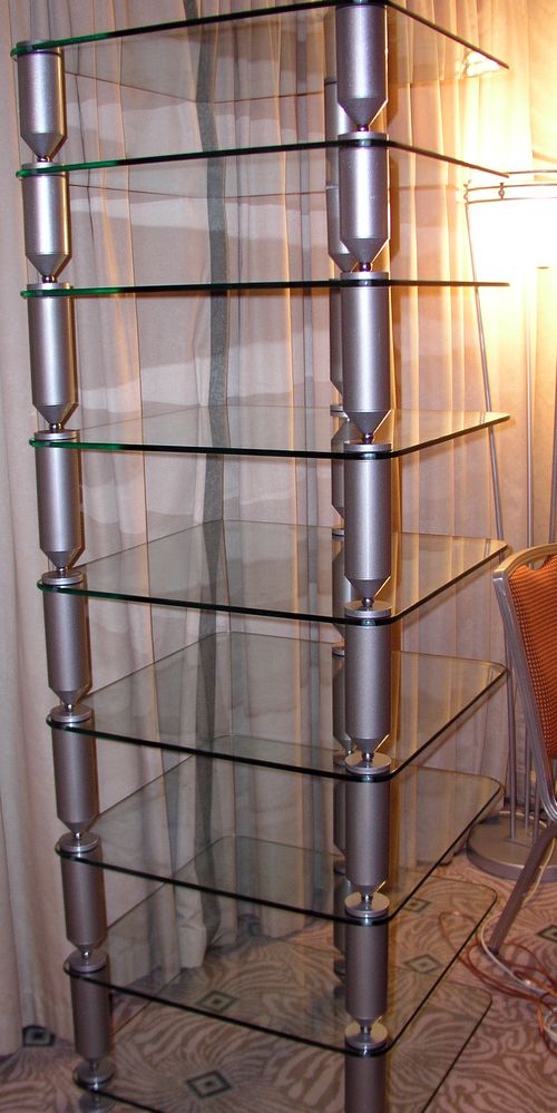 Clarus üvegpolcos készülékállvány